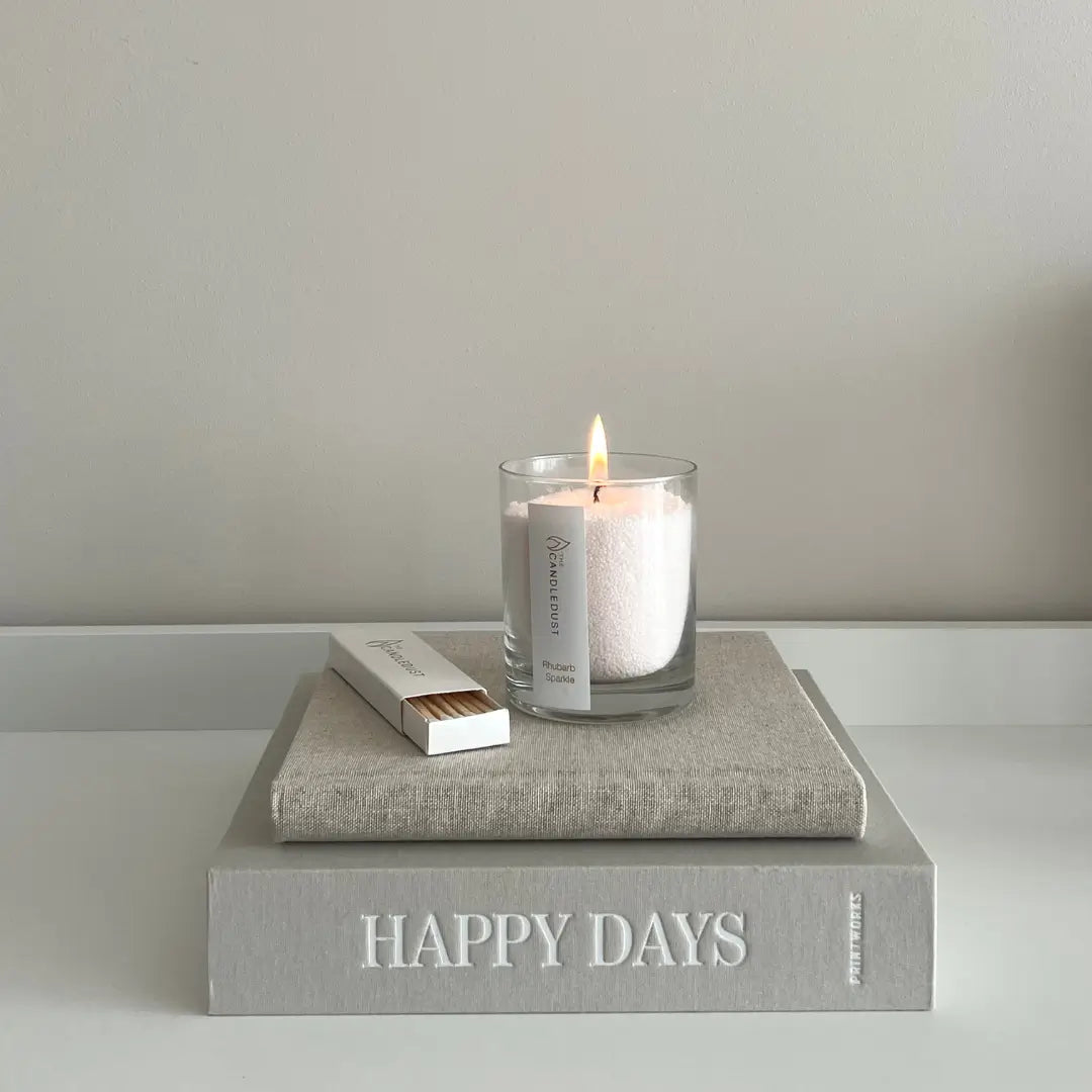 Oasis Scented Powdered Candle in Glass – 160g