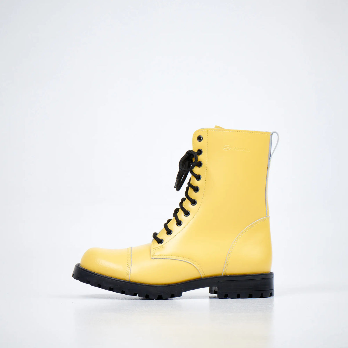 511 Yellow women's leather boots