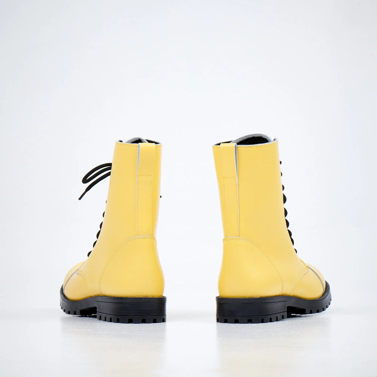 511 Yellow women's leather boots