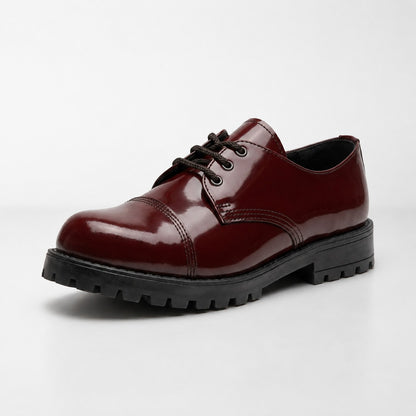 Burgundy Widgets - Patent Leather