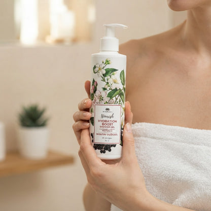 Moisturizing Shower Gel With Elderberry And Jasmine, 250 ml