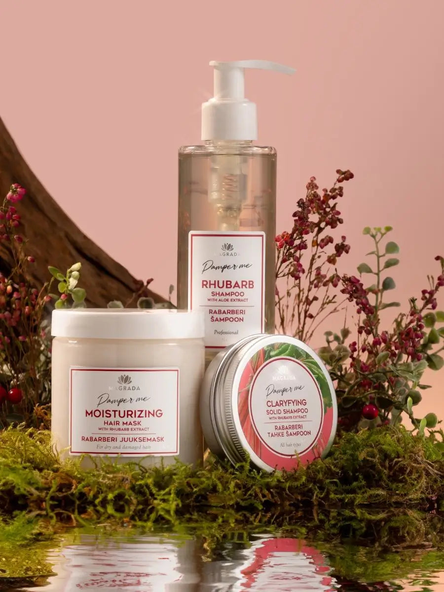 Rhubarb Shampoo With Aloe Extract - 250 ml